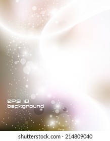 Glowing abstract background. Vector illustration