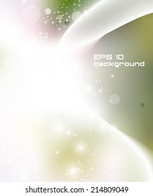 Glowing abstract background. Vector illustration