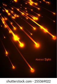 Glowing abstract background. Vector illustration for graphic design.