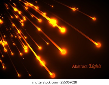 Glowing abstract background. Vector illustration for graphic design.  