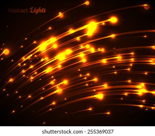 Glowing abstract background. Vector illustration for graphic design.   