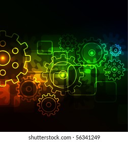 glowing abstract background,eps10 format