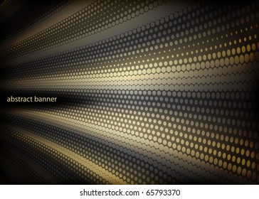 glowing abstract banner