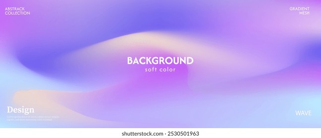Glowing abstract liquid wave background. gradient color. The effect of combining dark and light colors. Modern design template for web cover, advertising banner, poster, brochure, flyer