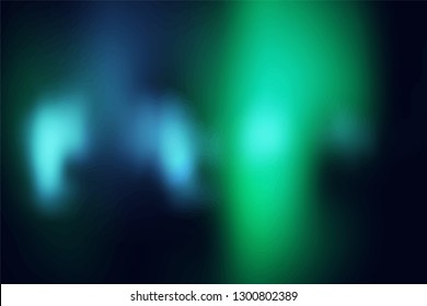 Glowing abstract northern lights texture. Trendy background, fluid cover, modern graphic design. Eps illustration