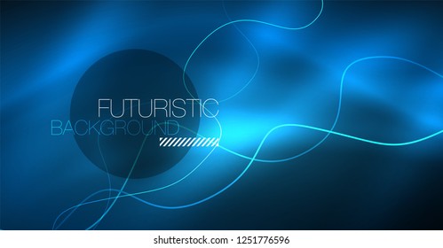 Abstrakte Welle mit dunkler, glänzender Bewegung, Weihnachten- und Neujahrsmagie. Abstrakter Vektorgrafik-Hintergrund