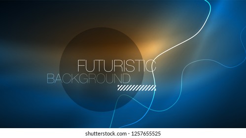 Abstrakte Welle mit dunkler, glänzender Bewegung, Weihnachten- und Neujahrsmagie. Abstrakter Vektorgrafik-Hintergrund