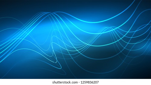Abstrakte Welle mit dunkler, glänzender Bewegung, Weihnachten- und Neujahrsmagie. Abstrakter Vektorgrafik-Hintergrund