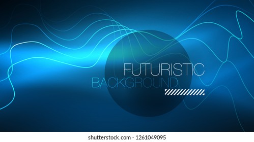 Abstrakte Welle mit dunkler, glänzender Bewegung, Weihnachten- und Neujahrsmagie. Abstrakter Vektorgrafik-Hintergrund