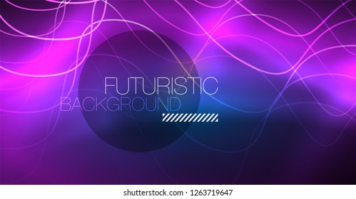 Abstrakte Welle mit dunkler, glänzender Bewegung, Weihnachten- und Neujahrsmagie. Abstrakter Vektorgrafik-Hintergrund