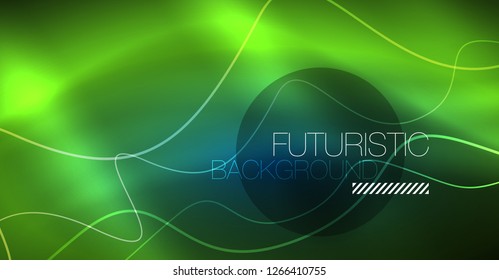 Abstrakte Welle mit dunkler, glänzender Bewegung, Weihnachten- und Neujahrsmagie. Abstrakter Vektorgrafik-Hintergrund