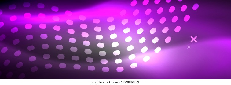 Abstrakte Welle mit dunkler, glänzender Bewegung, Weihnachten- und Neujahrsmagie. Abstrakter Vektorgrafik-Hintergrund