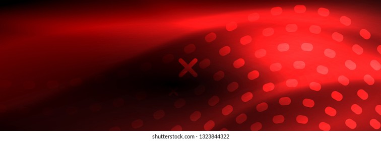 Brillante ola abstracta en movimiento oscuro y brillante, Navidad y Año Nuevo mágico luz espacial. Fondo abstracto Vector Techno