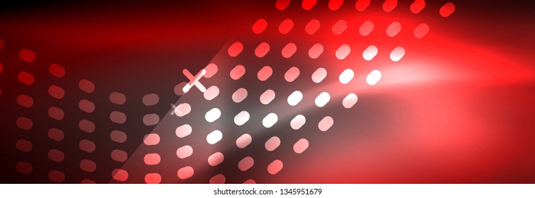 Brillante ola abstracta en movimiento oscuro y brillante, Navidad y Año Nuevo mágico luz espacial. Fondo abstracto Vector Techno