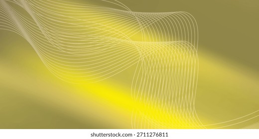 Onda abstracta brillante en movimiento oscuro, brillante, luz mágica del espacio. Fondo abstracto techno de Vector, color naranja
