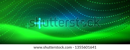 Image, Stock Photo green Chaos Light Stripe