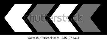 Glowing arrow direction icon. Neon Directional arrow line ,signal icon, Flashing neon icon to the. left neon arrow. bright neon left abstract directional icon. Vector