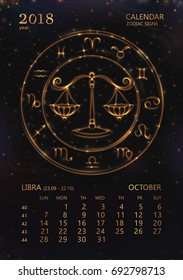 Glowing Astrology Zodiac Signs 
