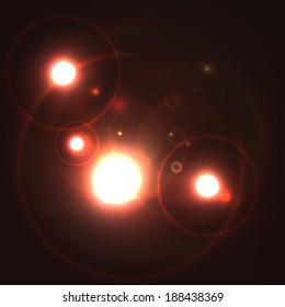 glowing background