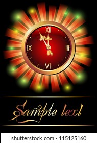 Glowing background with chimes