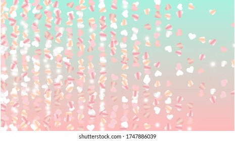 Fondo brillante con confetti de partículas brillantes. Día de San Valentín. Patrón de Año Nuevo. Puntos de luz. Explosión de Confetti. Ilustración del vector de brillo. Diseño en venta.