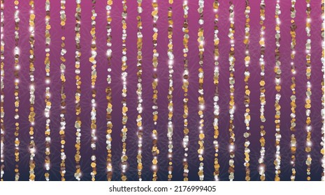 Fondo brillante con confetti de partículas brillantes. Sparkle Luces Textura. Patrón de celebración. Puntos de luz. Star Dust. Explosión de Confetti. Diseño en venta.