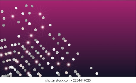 Fondo brillante con confetti de partículas brillantes. Sparkle Luces Textura. Patrón de Navidad. Puntos de luz. Star Dust. Explosión de Confetti. Diseño para la cubierta.