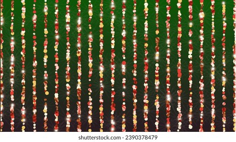 Glowing Background with Confetti of Glitter Particles. Sparkle Lights Texture. New Year pattern. Light Spots. Star Dust. Explosion of Confetti. Design for Poster.