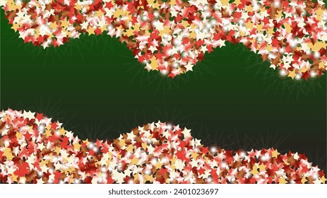 Fondo brillante con confetti de partículas brillantes. Sparkle Luces Textura. Patrón de Año Nuevo. Puntos de luz. Star Dust. Explosión de Confetti. Diseño para publicidad.