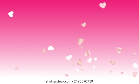 Glowing Background with Confetti of Glitter Particles. St. Valentine Day. New Year pattern. Light Spots. Explosion of Confetti. Glitter Vector Illustration. Design for Web.