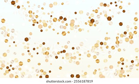 Glowing Background with Confetti of Glitter Particles. Sparkle Lights Texture. Celebration pattern. Light Spots. Star Dust. Explosion of Confetti. Design for Cover.
