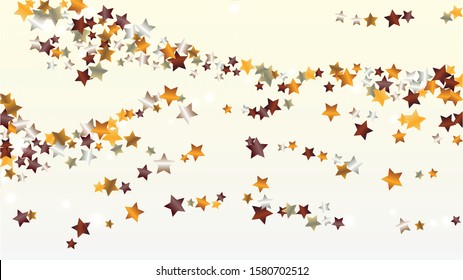 Glowing Background with Confetti of Glitter Star Particles. Sparkle Lights Texture. Christmas pattern. Light Spots. Star Dust. Christmass Design. Explosion of Confetti. Design for Sale.