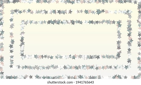 Glowing Background with Confetti of Glitter Star Particles. Sparkle Lights Texture. Disco pattern. Light Spots. Star Dust. Christmass Design. Explosion of Confetti. Design for Poster.