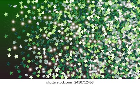 Fondo brillante con confetti de partículas de estrella brillante. Sparkle Luces Textura. Patrón de Año Nuevo. Puntos de luz. Star Dust. Diseño de Navidad. Explosión de Confetti. Diseño para tarjeta.