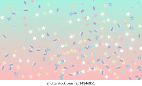 Fondo brillante con confeti de partículas de estrellas brillantes. Textura de luces brillantes. Patrón de aniversario. Puntos de luz. Polvo de Estrella. Diseño de Navidad. Explosión de confeti. Diseño para el Anuncio.