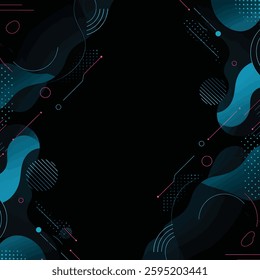 Glowing background geometric lines bright colors