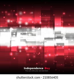 Glowing background. Independence Day. Techno. Abstract. Used as card, greeting, printed materials. Vector. Icon. Image. Illustration.  Latvian flag