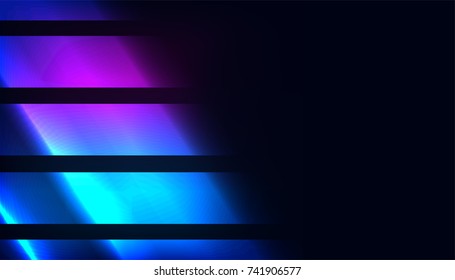 Glowing background with neon lines
