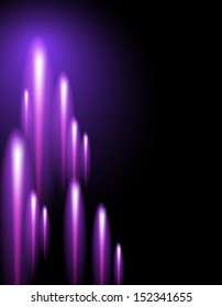 Glowing background with neon strips