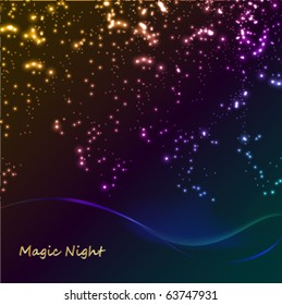 glühender Hintergrund - Vektorgrafik