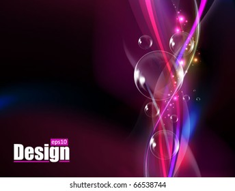 glowing background - vector illustration