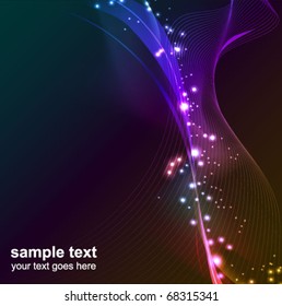glowing background - vector illustration