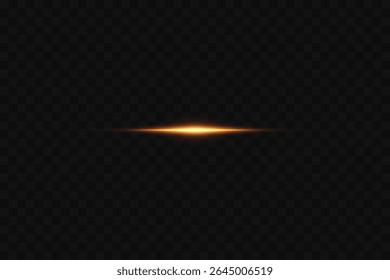 Rayon lumineux, effet horizontale.