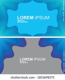 glowing blue background with 3d wave lines for posters and all business