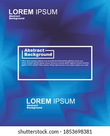 glowing blue background with 3d wave lines for posters and all business