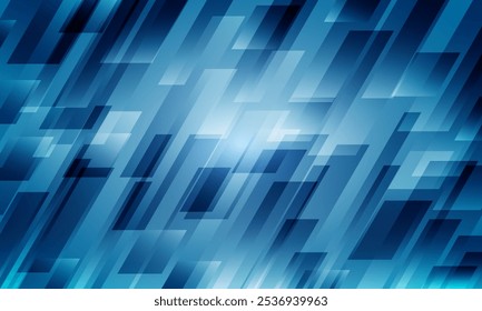 glowing blue diagonal line geometric pattern background design