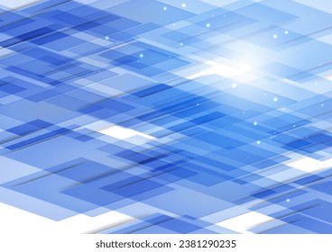 Fondo de imagen digital azul brillante