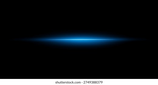 Láser destello azul brillante
