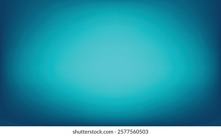 Glowing blue gradient background. bright simple empty abstract blurred background. fluorescent abstract background. vector illustration