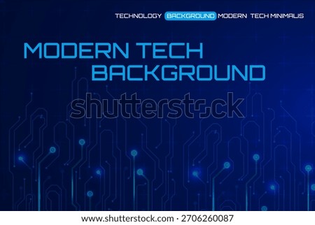Glowing blue PCB texture with modern circuitry lines. Perfect as a high-technology digital backdrop.